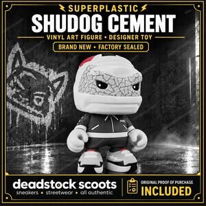 Superplastic SHUDOG Cement Vinyl Art Toy Factory Sealed NRFB